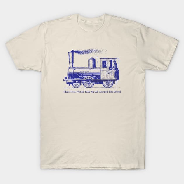 Back on the Train T-Shirt by Cactux